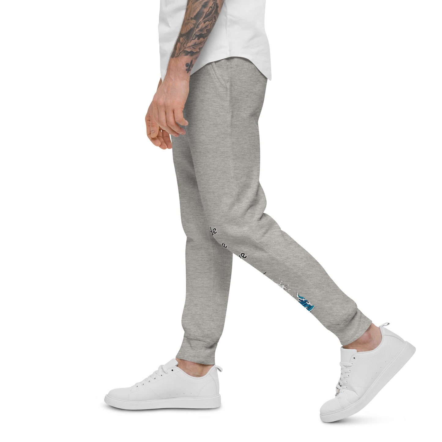 Unisex Fleece Sweatpants - "Ride the Wave 勝 (Victory)" Edition